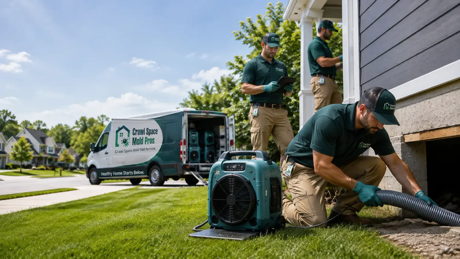 Crawl Space Mold Removal in Allen, MI